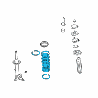 OEM 2003 Infiniti Q45 Front Spring Diagram - 54010-AR02A