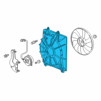 OEM Honda Sub Shroud Diagram - 38615-5MR-A01