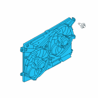 OEM 2019 Ford Fusion Fan Assembly Diagram - DG9Z-8C607-J