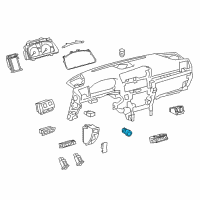 OEM 2011 Lexus LS460 Switch, Push Start Diagram - 89611-50016