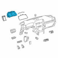 OEM 2016 Lexus LS460 Computer Sub-Assembly, Motor Diagram - 83801-50770