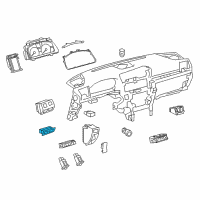 OEM 2013 Lexus LS460 Switch Assembly, Luggage Diagram - 84840-50050-A1