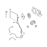 OEM 2009 Dodge Sprinter 2500 Cap-A/C Charge Valve Diagram - 5134029AA