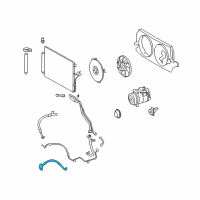 OEM Dodge Sprinter 3500 Line-A/C Suction Diagram - 68012755AA