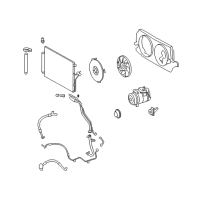 OEM 2005 Chrysler Crossfire O Ring-A/C Line Diagram - 68140838AA