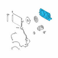 OEM Dodge Sprinter 2500 SHROUD-Fan Diagram - 68013671AB