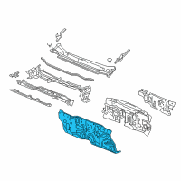 OEM 2021 Honda CR-V DASHBOARD LWR COMP Diagram - 61500-TPG-315ZZ