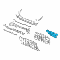 OEM 2018 Honda CR-V Insulator, Dashboard (Lower/Outer) Diagram - 74251-TLA-A00