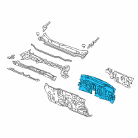 OEM 2017 Honda CR-V Insulator, Dashboard Diagram - 74260-TLB-A00