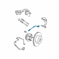 OEM 2004 Jeep Grand Cherokee Sensor-Wheel Speed Diagram - 56041317AC