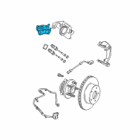 OEM 2003 Jeep Grand Cherokee *SHOEKIT-FRONTDISCBRAKE Diagram - 5093183AB