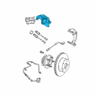 OEM 2002 Jeep Grand Cherokee Package-Disc Brake Diagram - 5093174AE