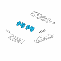 OEM 2015 Ford F-250 Super Duty Manifold Gasket Diagram - BC3Z-9448-B