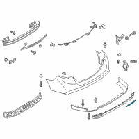 OEM 2019 Ford SSV Plug-In Hybrid Reflector Diagram - KS7Z-13A565-B