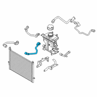 OEM BMW M850i xDrive Gran Coupe Expansion Tank Hose Diagram - 17-12-8-602-676