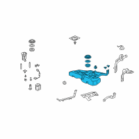 OEM 2010 Honda Accord Tank Set, Fuel Diagram - 17044-TA0-L00