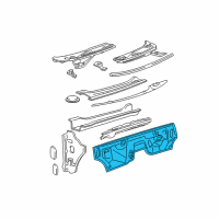 OEM Ford F-150 Dash Panel Diagram - 2L1Z-7801610-BA