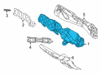 OEM Toyota Corolla Cross Exhaust Manifold Diagram - 17141-24220