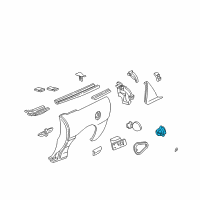 OEM Chevrolet Camaro Housing Asm-Fuel Tank Filler Pipe Diagram - 10315913