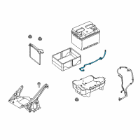 OEM 2009 Ford Focus Cable Diagram - 8S4Z-14300-A