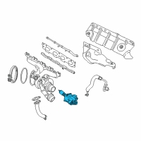 OEM BMW 530e xDrive Set Wastegate Valve Actuator Diagram - 11-65-8-660-987