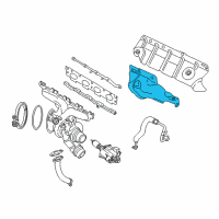 OEM 2021 BMW 230i Heat Shield Diagram - 11-65-7-626-141