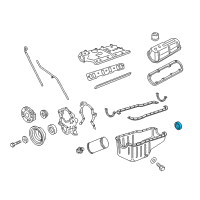 OEM Ford F-350 Rear Seal Diagram - F1TZ-6701-A