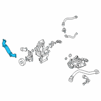 OEM 2021 BMW 330e xDrive LINE FROM COOLANT PUMP-CYLIN Diagram - 11-53-8-650-984