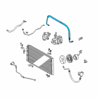 OEM Toyota Tundra Suction Hose Diagram - 88712-0C021