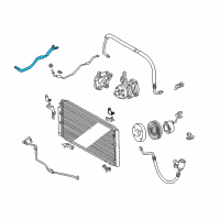 OEM 2001 Toyota Sequoia Suction Pipe Diagram - 88717-0C020