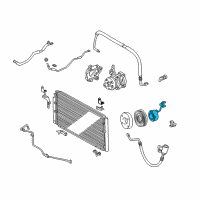 OEM 2000 Toyota Corolla Clutch Coil Diagram - 88411-02030