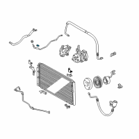 OEM 2004 Toyota Tundra A/C Compressor Cut-Out Switches Diagram - 8864534040