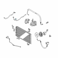 OEM 2004 Toyota Tundra A/C System Valve Core Diagram - 8864534040