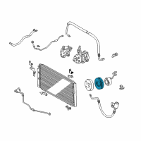 OEM 2001 Toyota Tundra Rotor Diagram - 88412-0C010