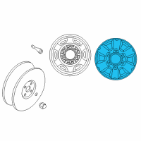 OEM Nissan Xterra Aluminum Wheel Diagram - 40300-8Z700