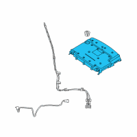 OEM 2009 Mercury Mariner Battery Diagram - 9M6Z-10B759-D