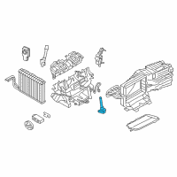 OEM 2018 BMW 640i Gran Coupe Temperature Sensor Diagram - 64-11-9-166-109
