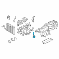 OEM 2012 BMW 535i GT Temperature Sensor Diagram - 64-11-9-166-109