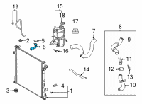 OEM 2022 Toyota Sienna Filler Neck Diagram - 16897-F0080