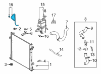 OEM 2022 Toyota Sienna By-Pass Hose Diagram - 16283-0P060