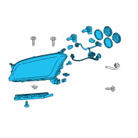 OEM 2016 Chevrolet Trax Composite Assembly Diagram - 42435939