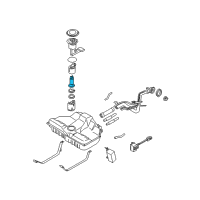 OEM Infiniti I30 In Tank Fuel Pump Assembly Diagram - 17042-2Y900