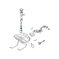 OEM Infiniti I30 Bracket-Fuel Pump Diagram - 17012-2Y900