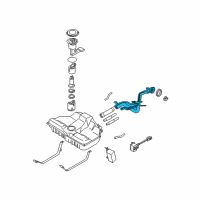 OEM 2003 Nissan Maxima Tube Assy-Filler Diagram - 17221-5Y701