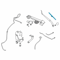 OEM Nissan Altima Window Wiper Blade Assembly Diagram - 28890-6CA0A