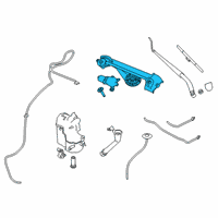 OEM 2021 Nissan Altima WIPER Assembly Windshield Diagram - 28800-6CA0A