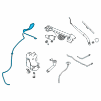 OEM Nissan Altima Hose-Washer Diagram - 28935-6CA0A