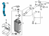 OEM Hyundai Sonata Pipe Assembly-Oil Cooler Outlet Diagram - 28260-2M000