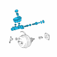 OEM 2003 Lexus LS430 Cylinder Sub-Assy, Brake Master Diagram - 47201-50250