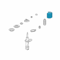 OEM Kia Optima Spring-Front Diagram - 546302G200DS